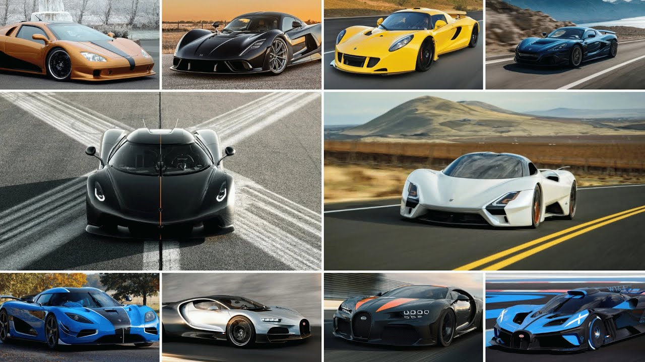 Les hypercars les plus rapides du monde en 2026